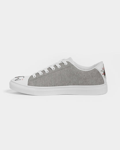 Cool grey Men's Faux-Leather Sneaker