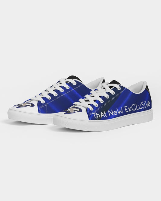 Dark blue logo tip BY MARVIN JEANS Men's Faux-Leather Sneaker